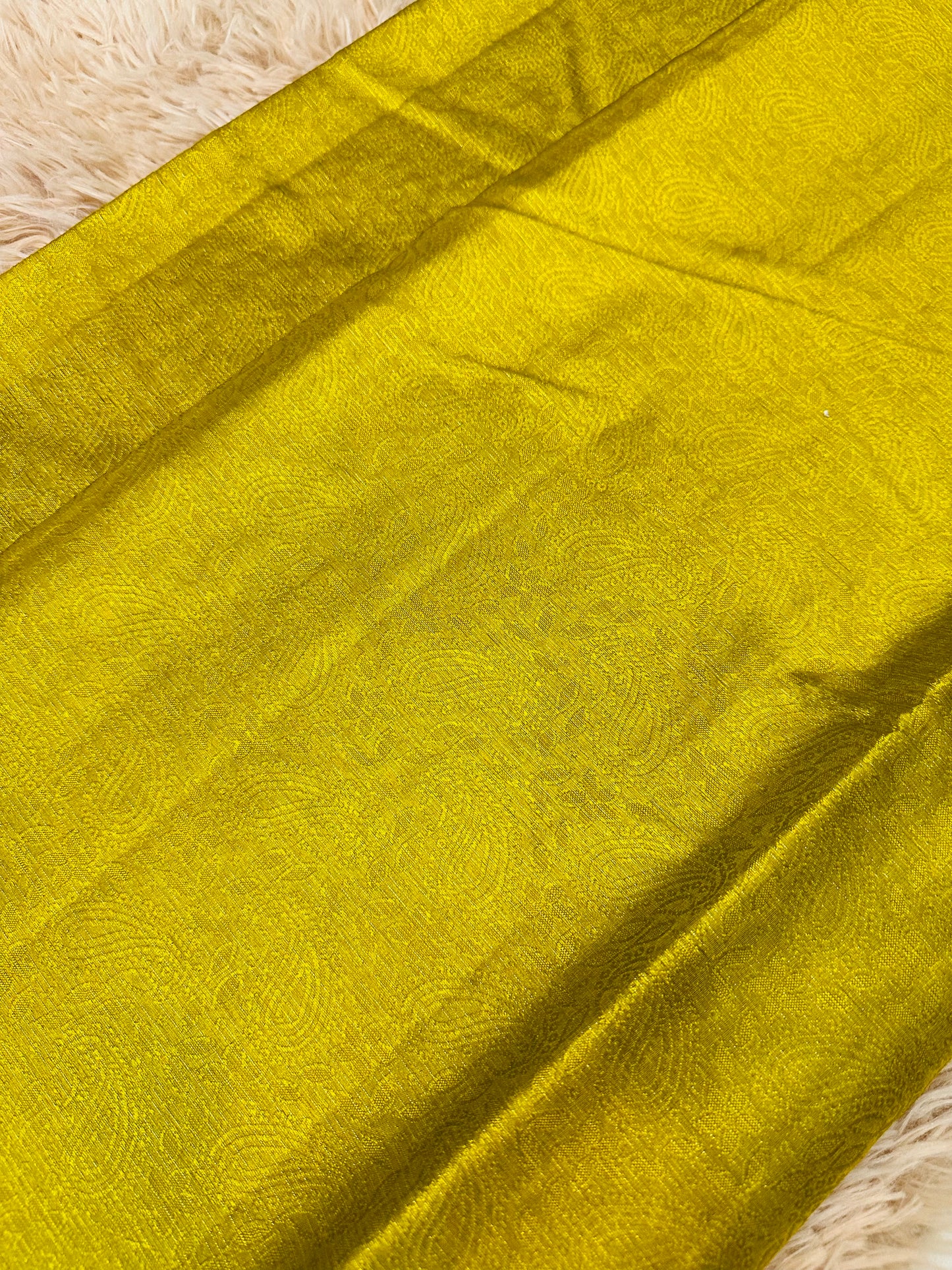 Vibrant Green Mulberry Worm Silk Saree