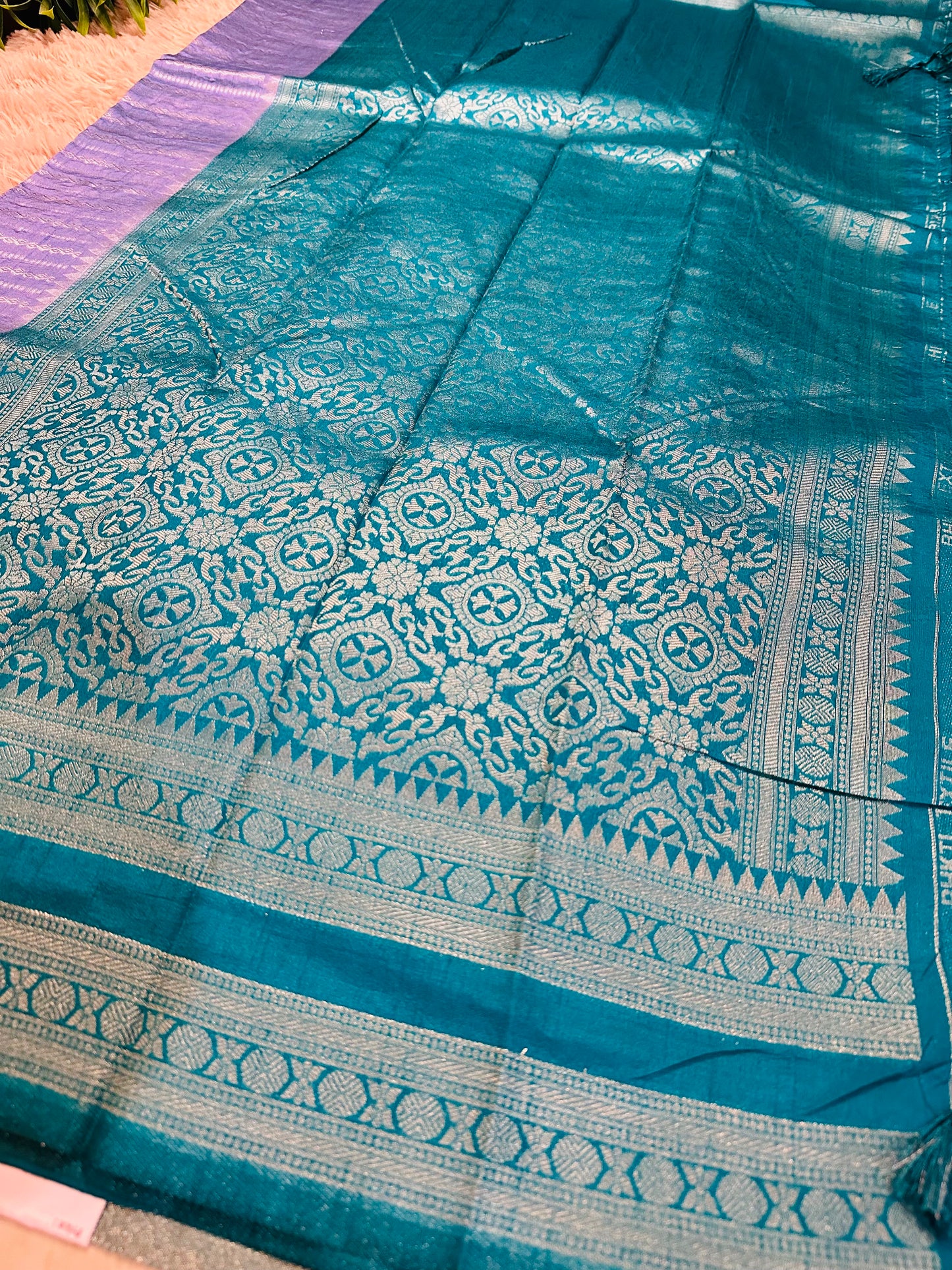 Lavender Soft Silk Saree