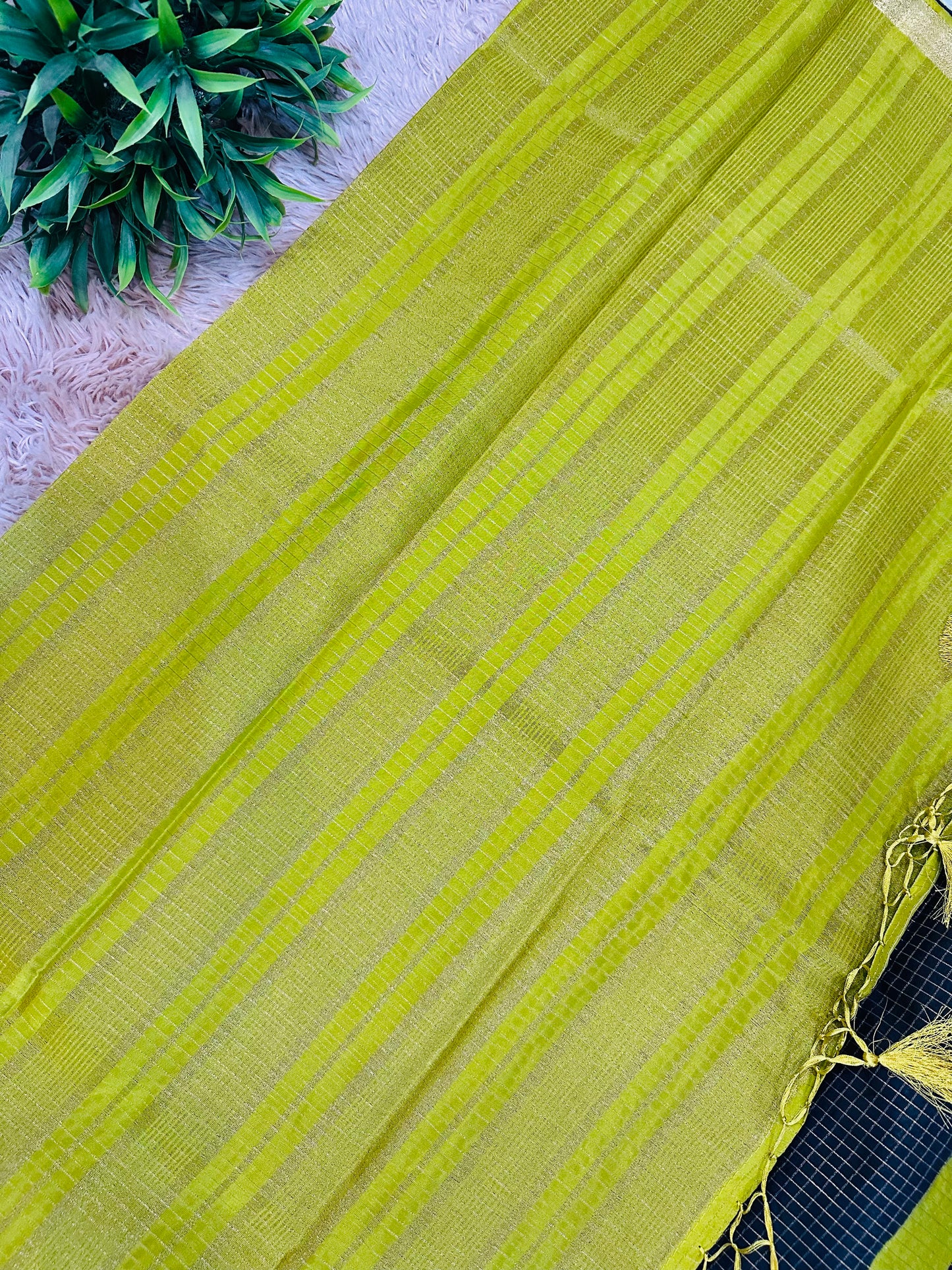 Black Mysore Crepe Silk Saree