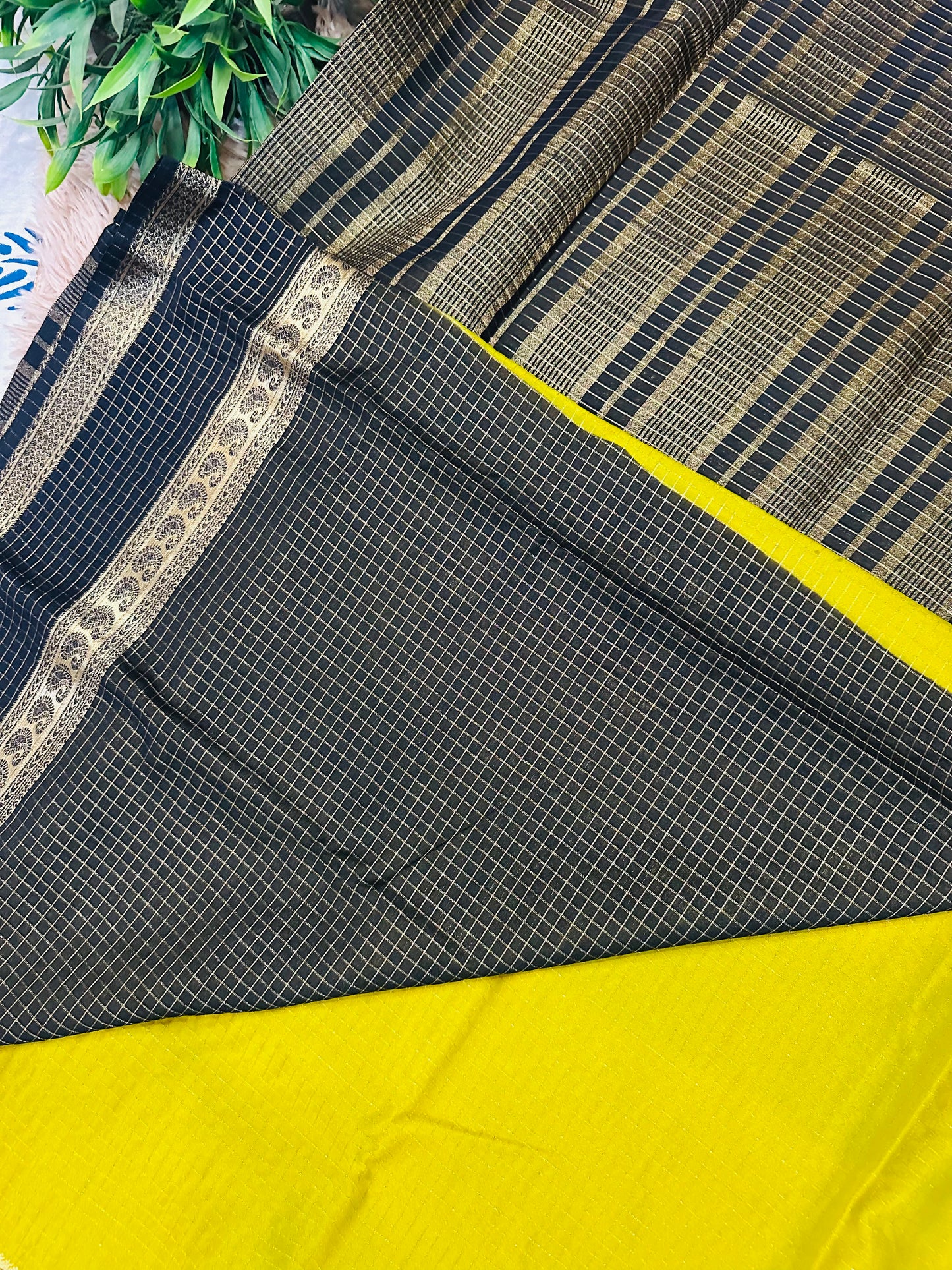 Bright Green Mysore Crepe Silk Saree