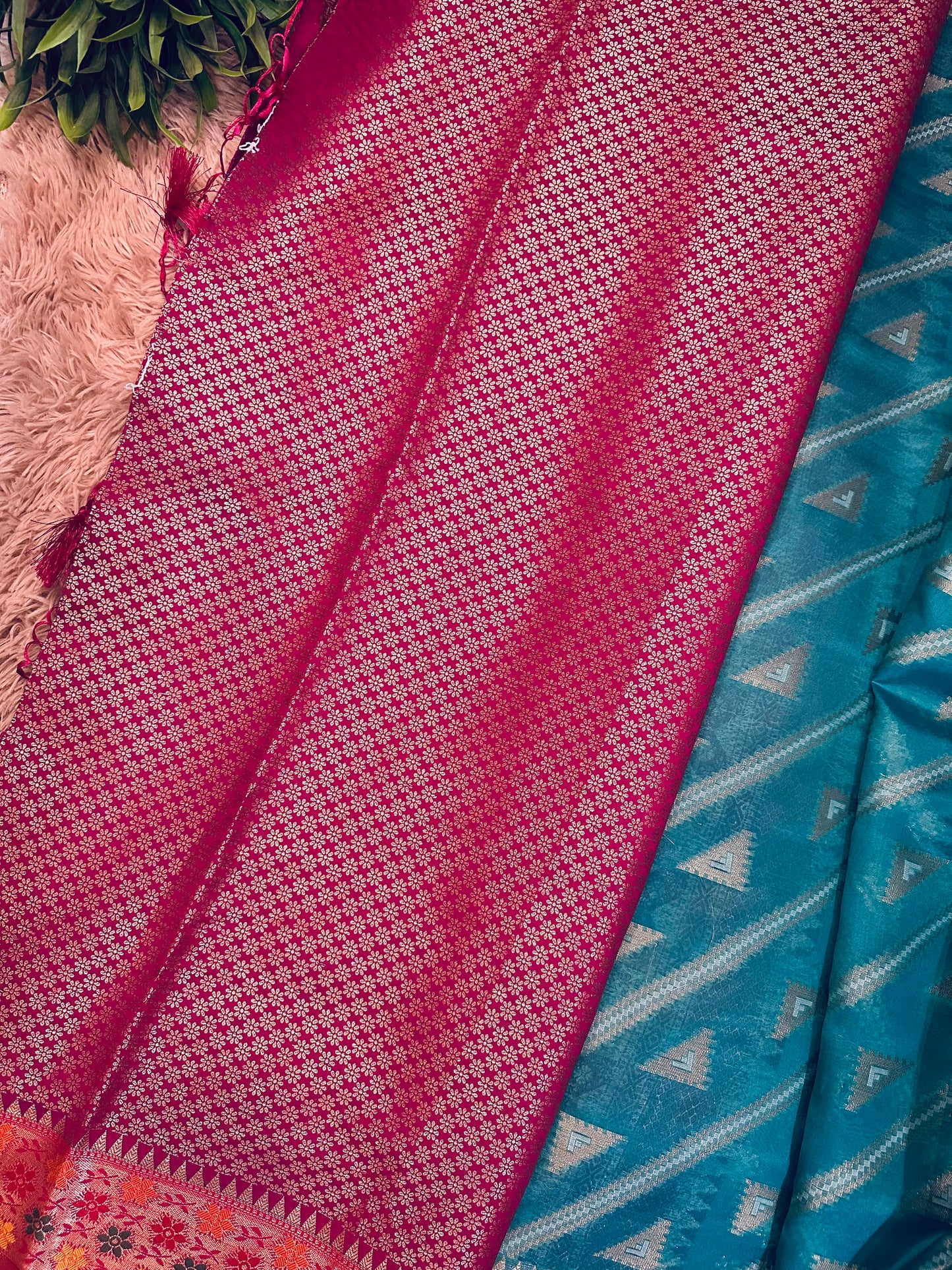 Blue Soft Kosa Silk Saree