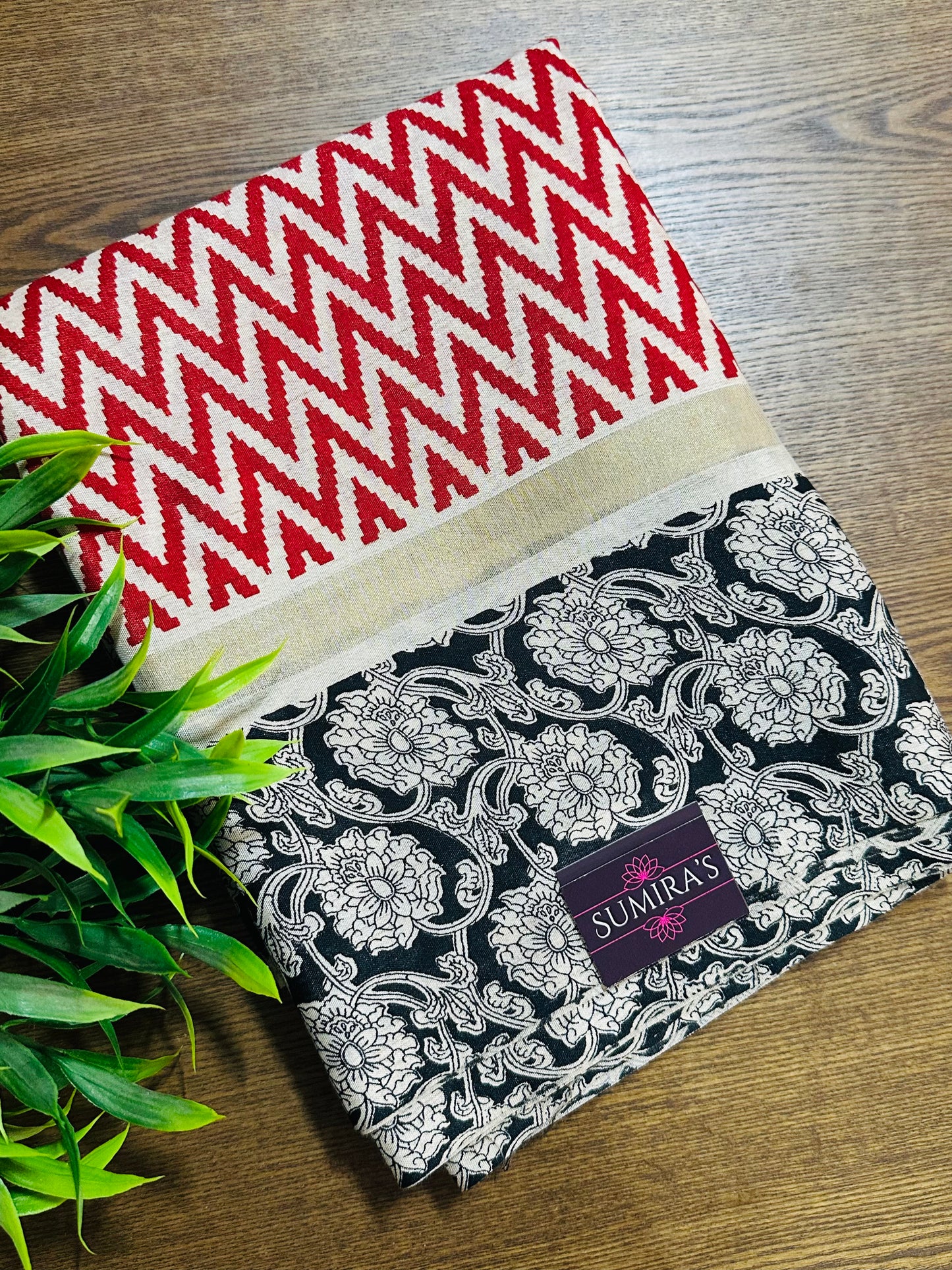 Red Chirala Cotton Saree