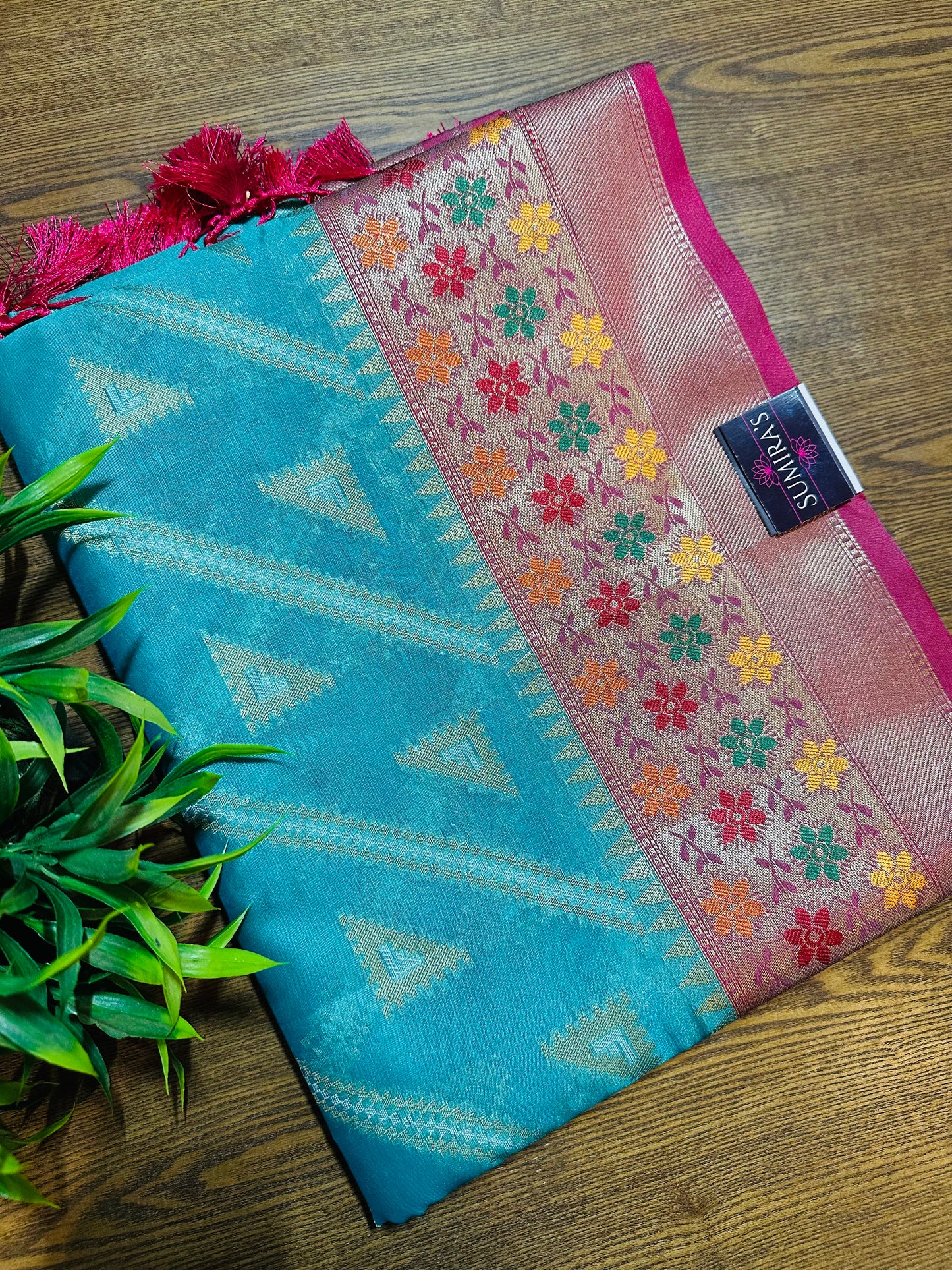 Blue Soft Kosa Silk Saree