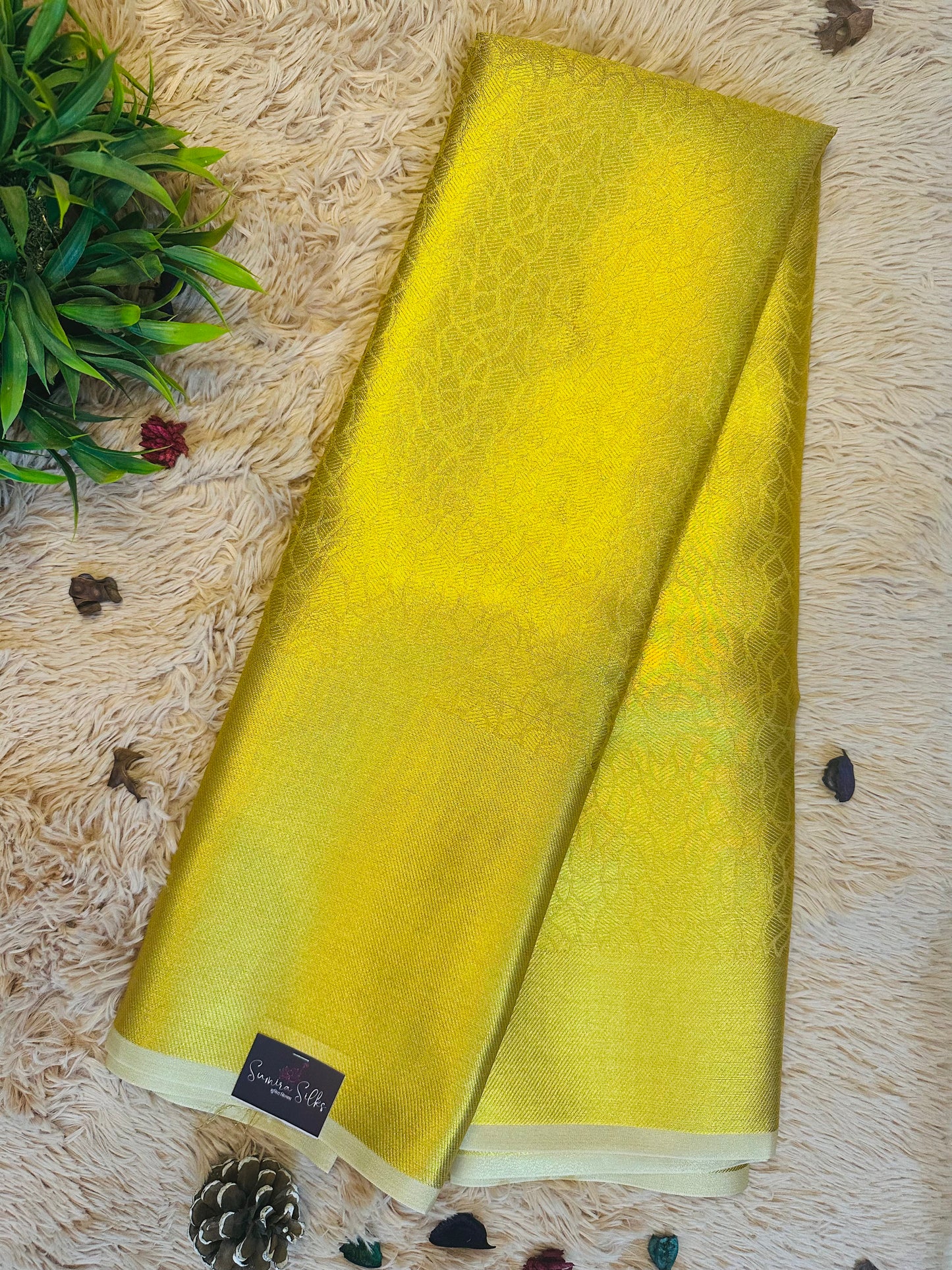 Golden Tissue Silk Saree