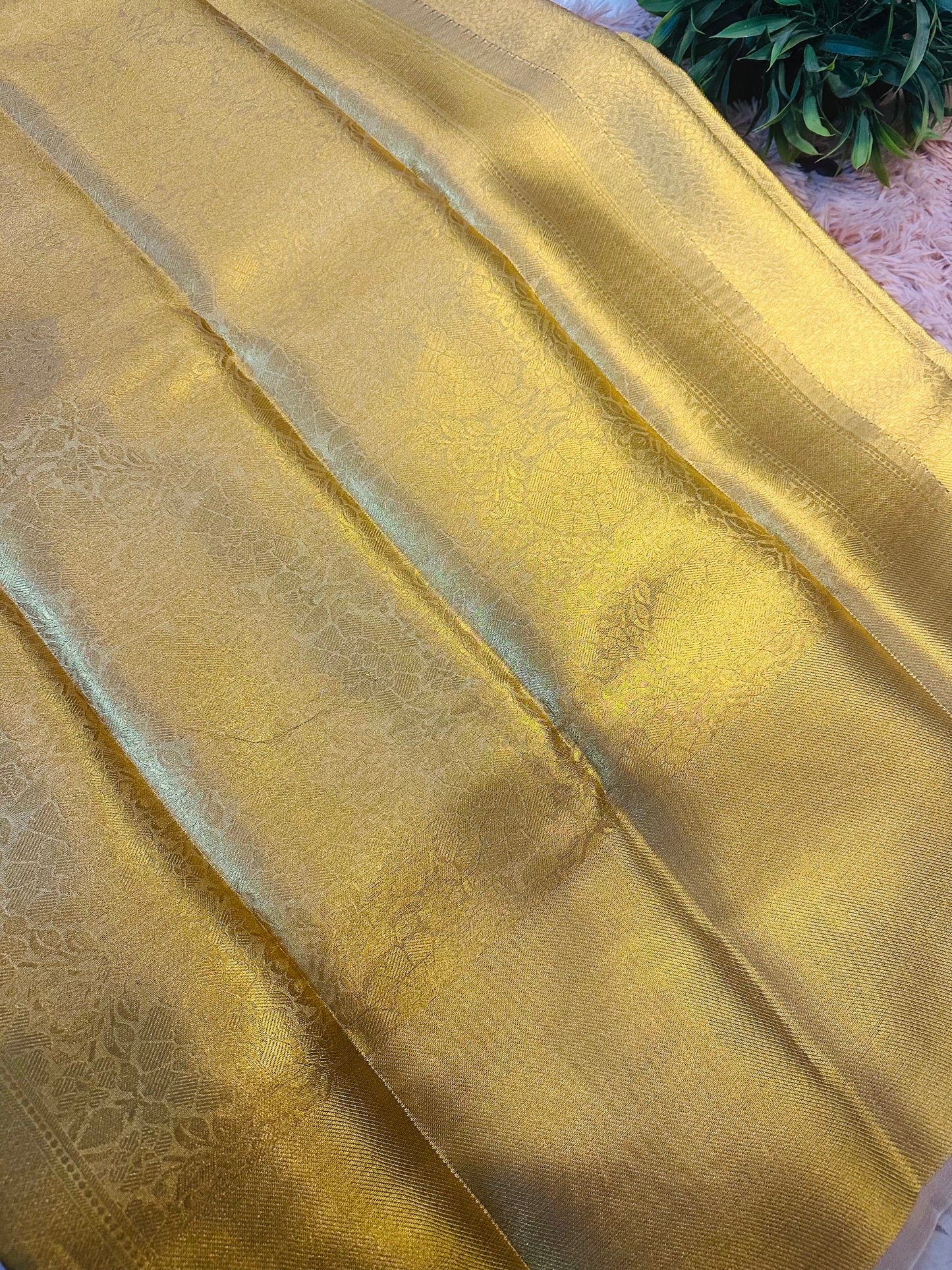 Golden Tissue Silk Saree