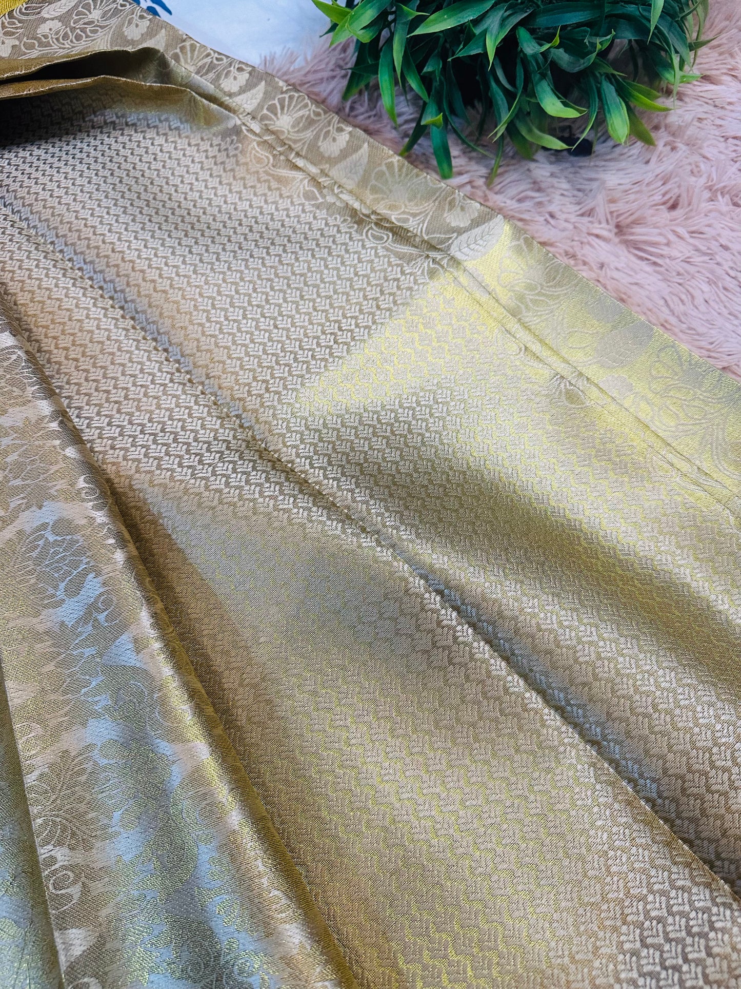 Golden Tissue Silk Saree