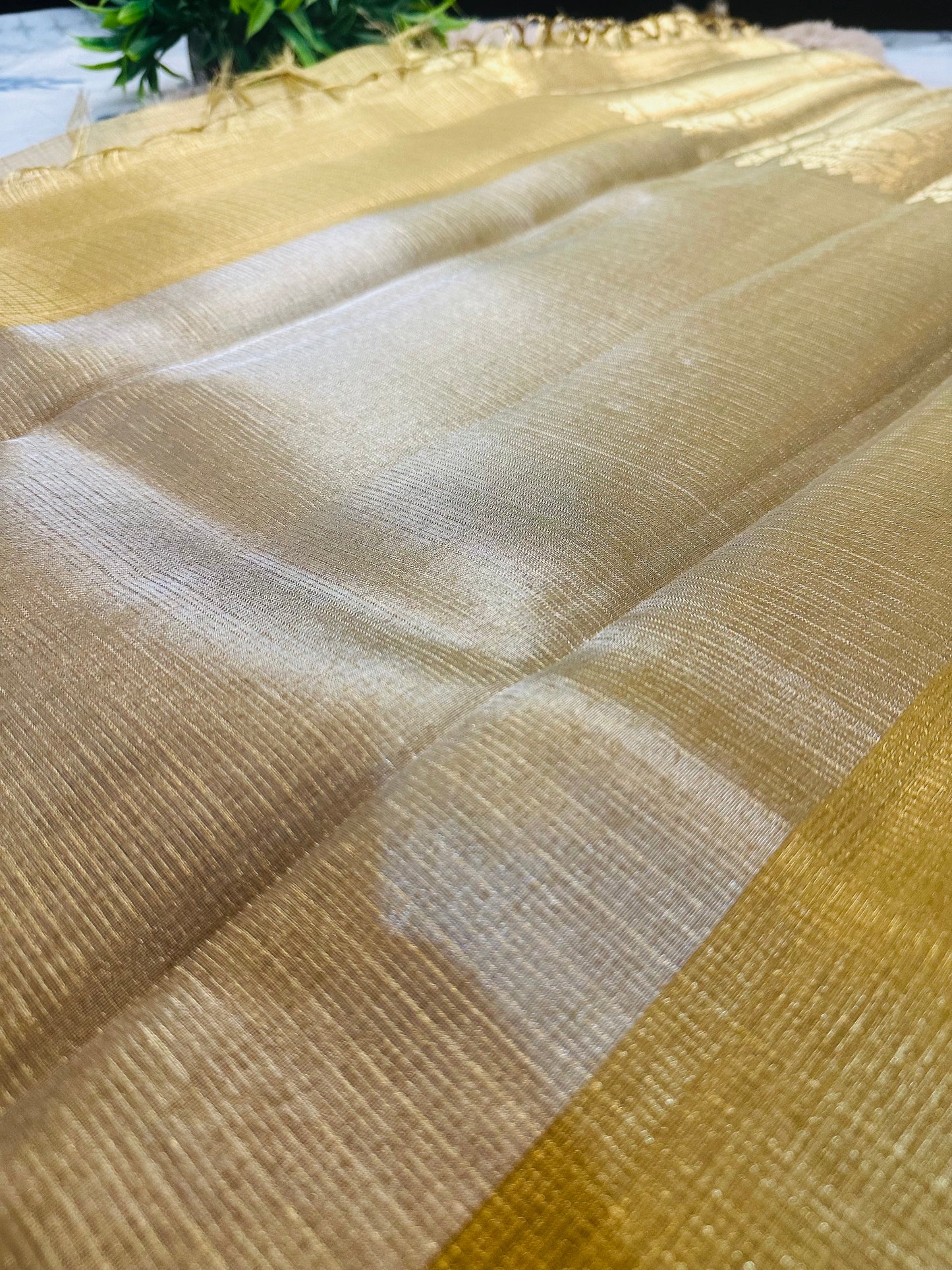 Golden Tissue Silk Saree