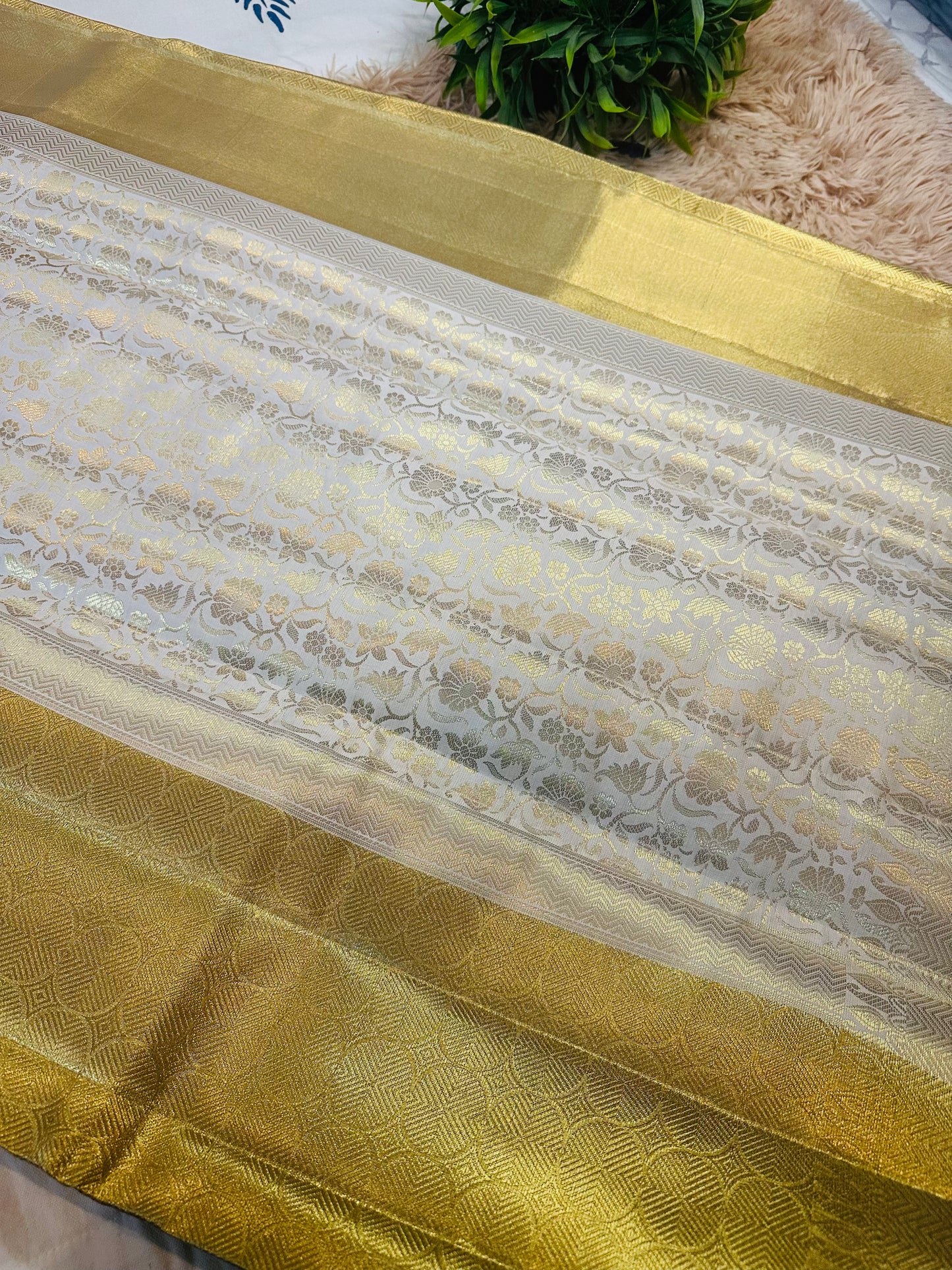 Golden Tissue Silk Saree