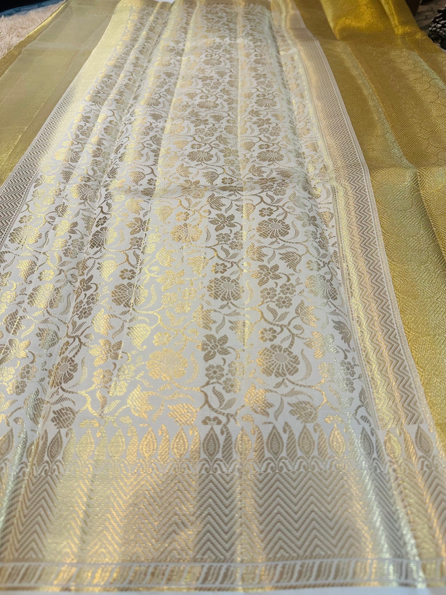 Golden Tissue Silk Saree