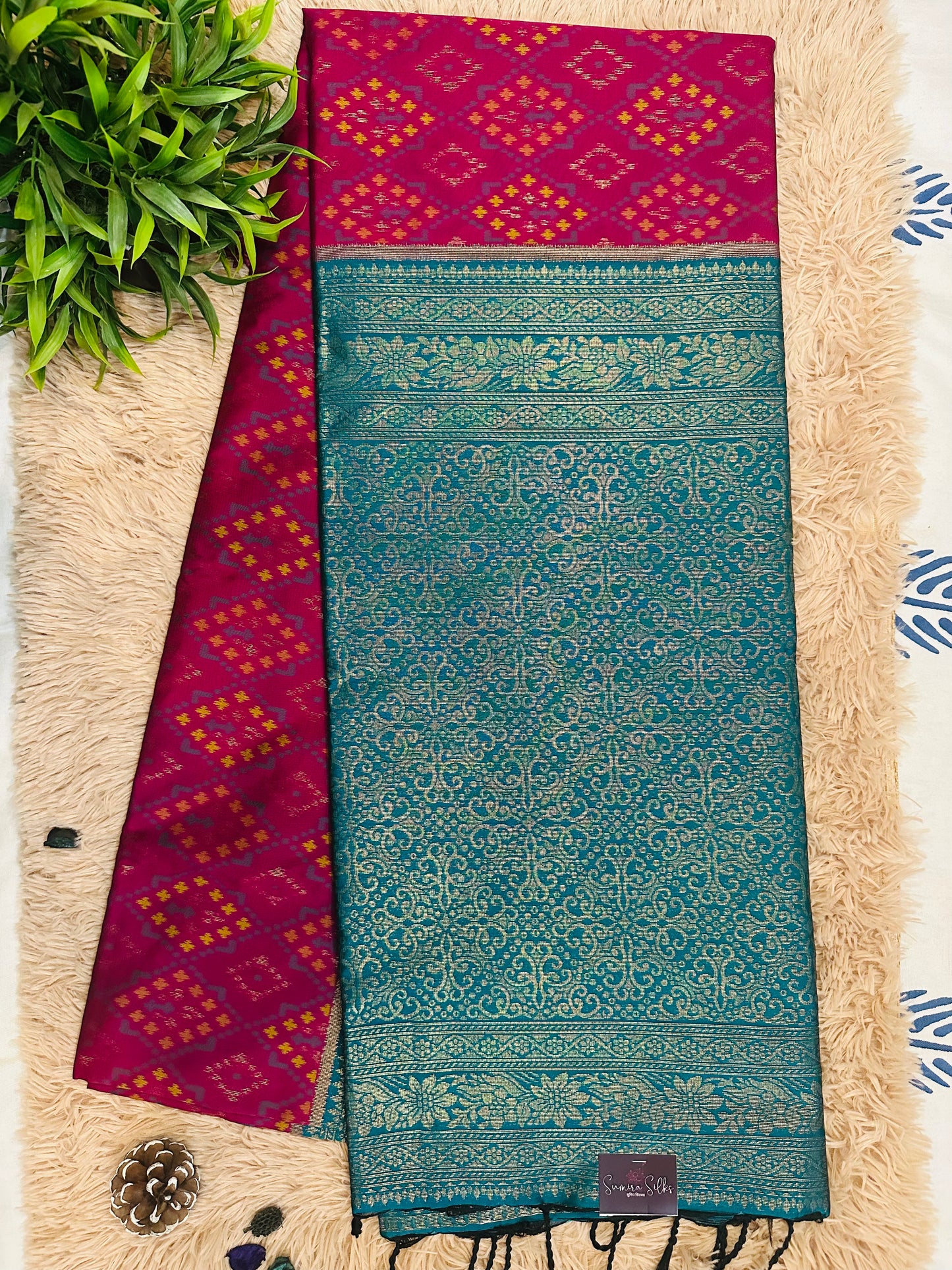 Rani Patola Silk Saree