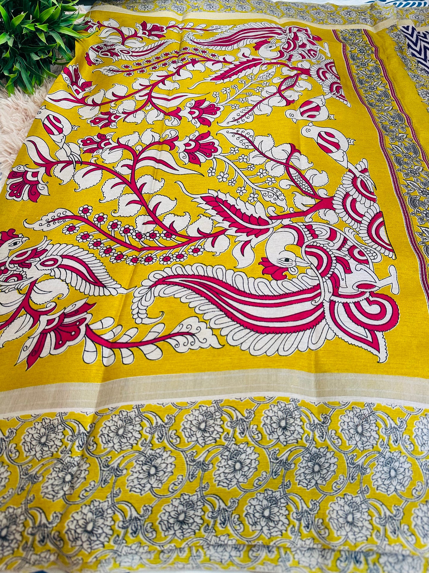 Purple Chirala Cotton Saree