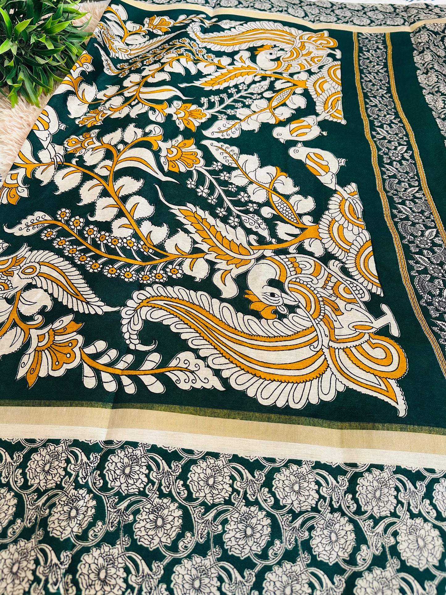 Wine Chirala Cotton Saree