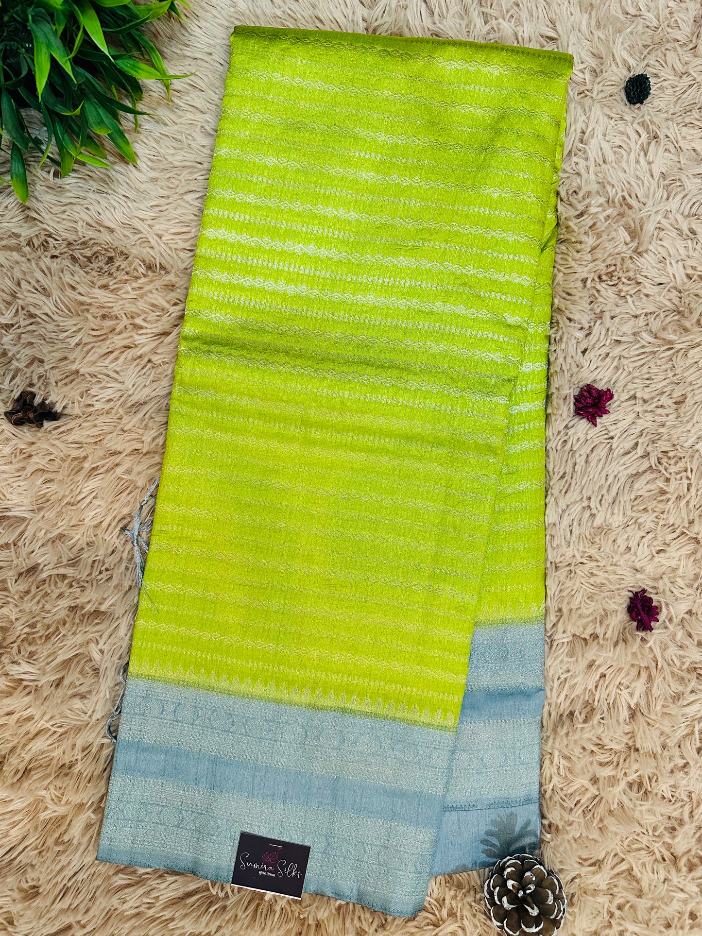 Light Green  Soft Silk Saree