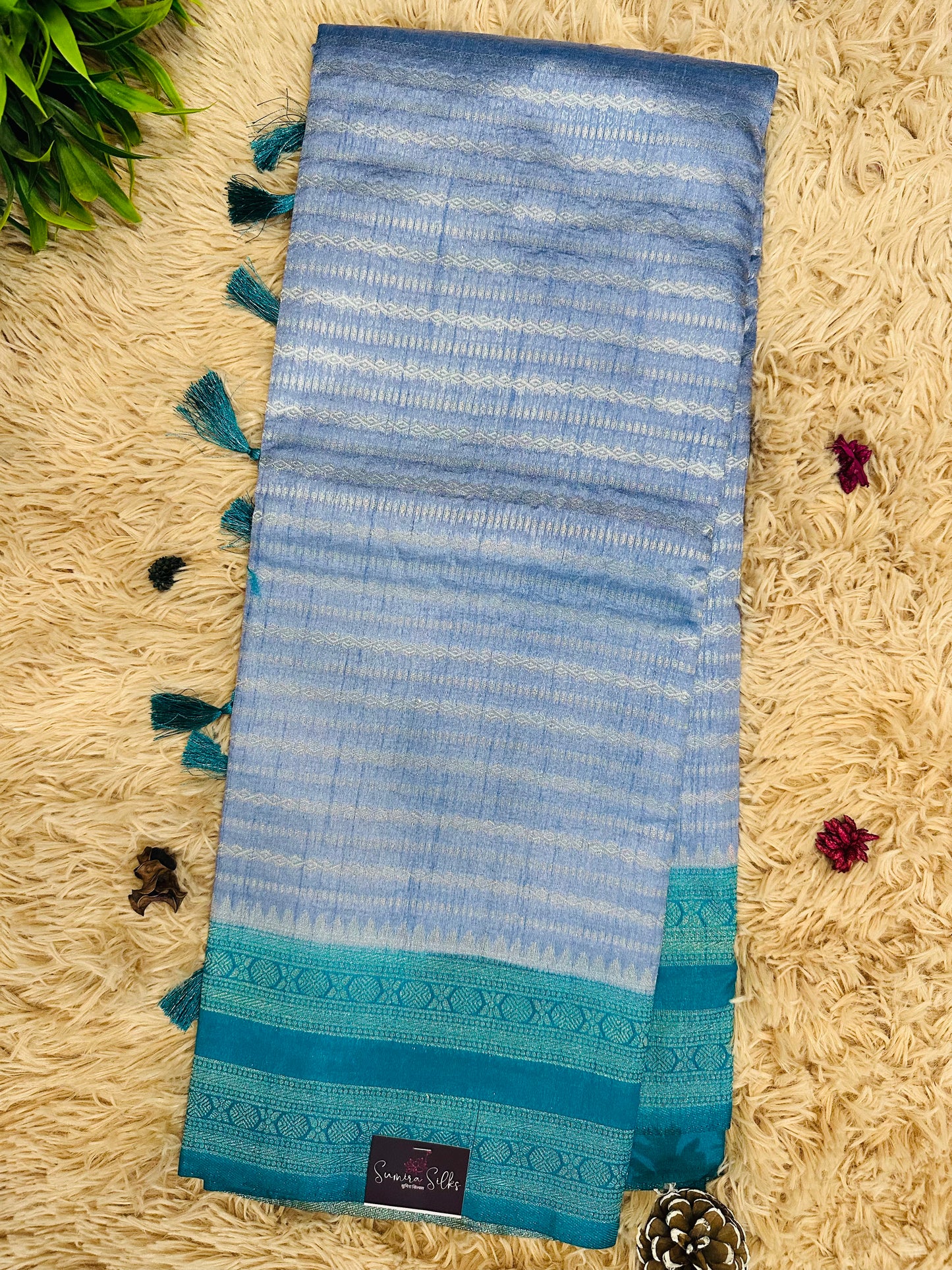 Lavender Soft Silk Saree