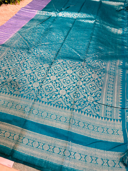 Lavender Soft Silk Saree