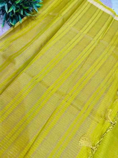 Purple Mysore Crepe Silk Saree