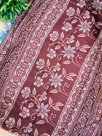 Grey Madurai Silk Saree