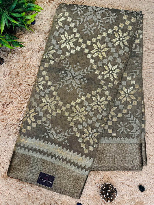 Brown Brasso Saree