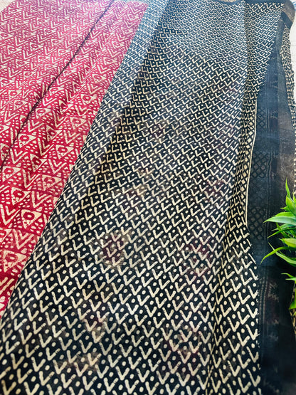 Red Pattern Silk Saree