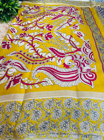 Purple Chirala Cotton Saree